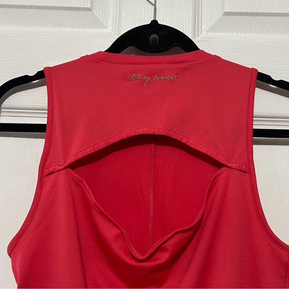 💗 Gymshark x Whitney Simmons - Cyber Red‎ Tank Top - Picture 7 of 8